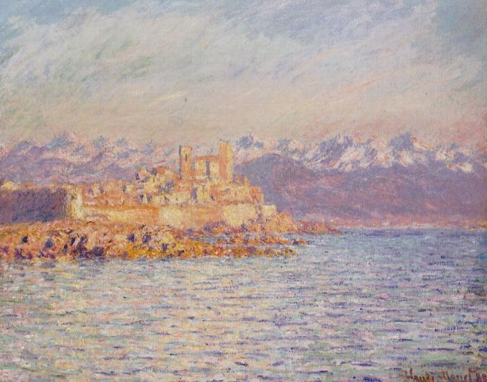 Claude Monet Peinture à l'huile - ANTIBES-LE-FORT