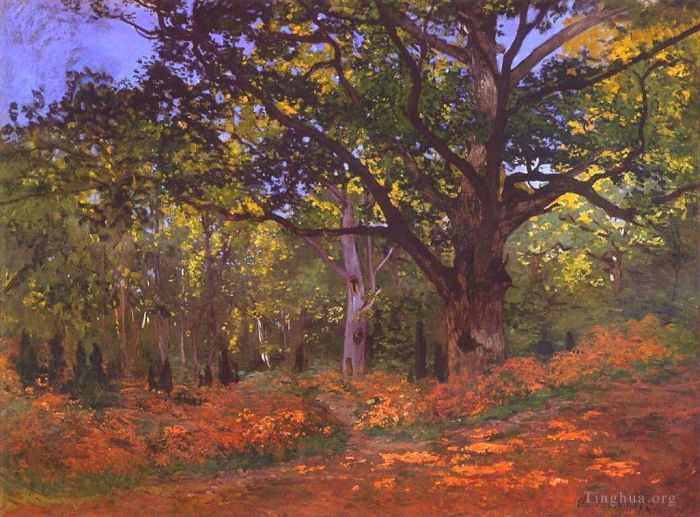 Claude Monet Peinture à l'huile - Le Chêne Bodmer Fontainebleau