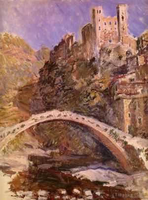 Claude Monet œuvres - Le château de Dolceacqua