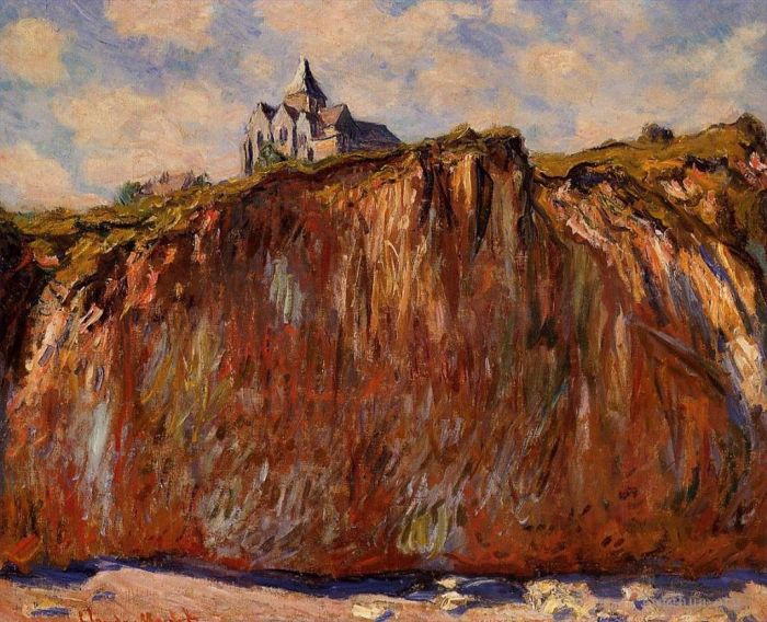 Claude Monet Peinture à l'huile - L'église de Varengeville