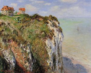 Claude Monet œuvres - La falaise de Dieppe