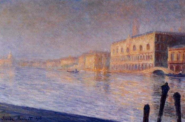 Claude Monet Peinture à l'huile - Le Palais des Doges