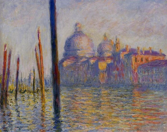 Claude Monet Peinture à l'huile - Le Grand Canal