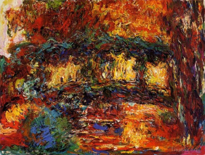 Claude Monet Peinture à l'huile - Le pont japonais II