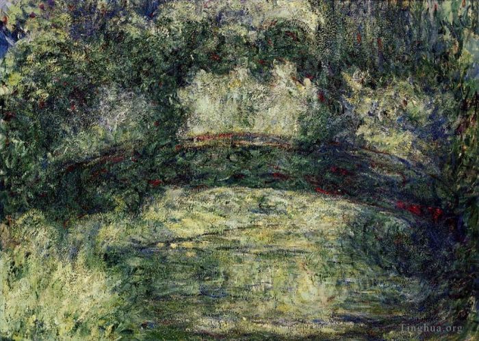 Claude Monet Peinture à l'huile - Le pont japonais VIII