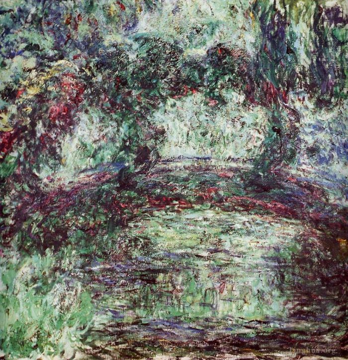 Claude Monet Peinture à l'huile - Le pont japonais