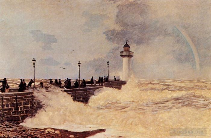 Claude Monet Peinture à l'huile - La Jetée du Havre II