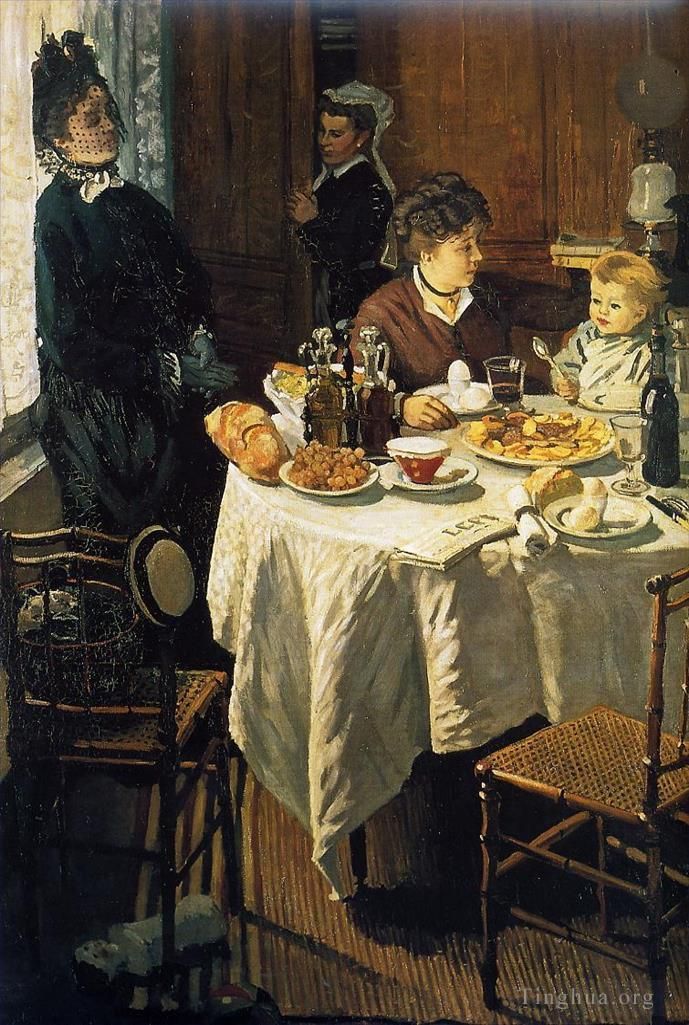 Claude Monet Peinture à l'huile - Le déjeuner