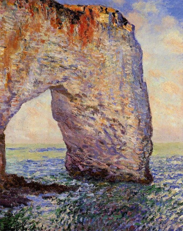 Claude Monet Peinture à l'huile - Le Manneport près d'Etretat