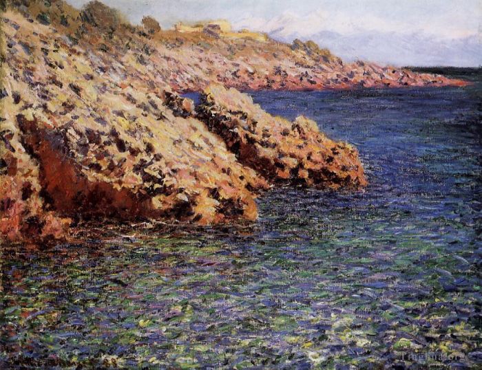 Claude Monet Peinture à l'huile - La Méditerranée alias Cam d Antibes