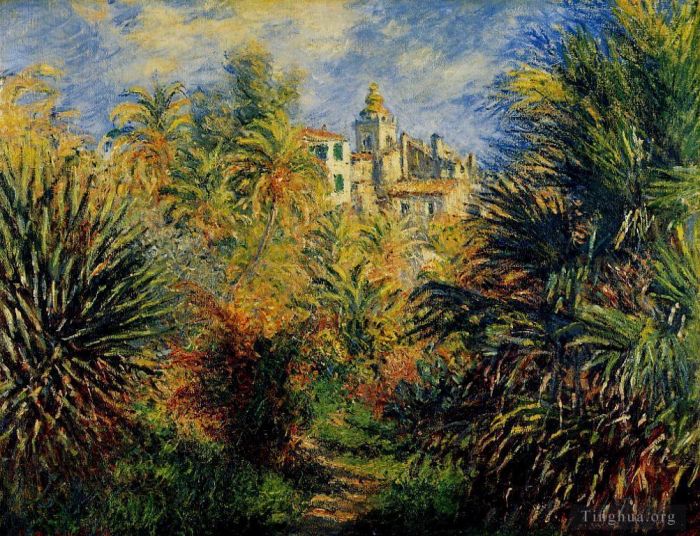 Claude Monet Peinture à l'huile - Le jardin Moreno à Bordighera II