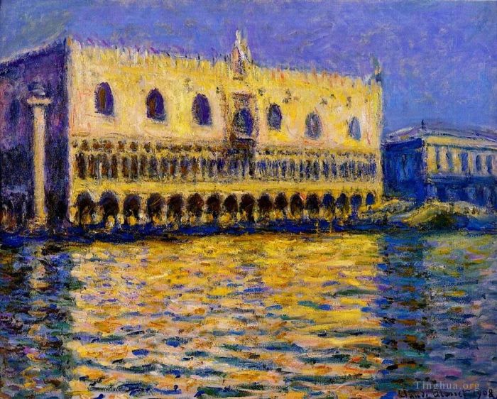Claude Monet Peinture à l'huile - Le Palais Ducal II