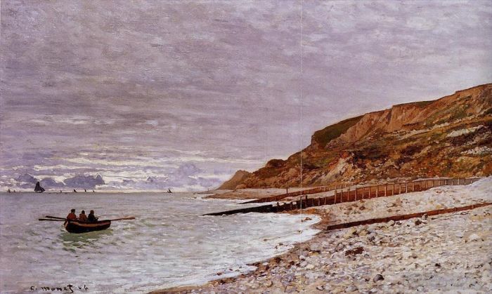 Claude Monet Peinture à l'huile - La Pointe de la Hève Honfleur