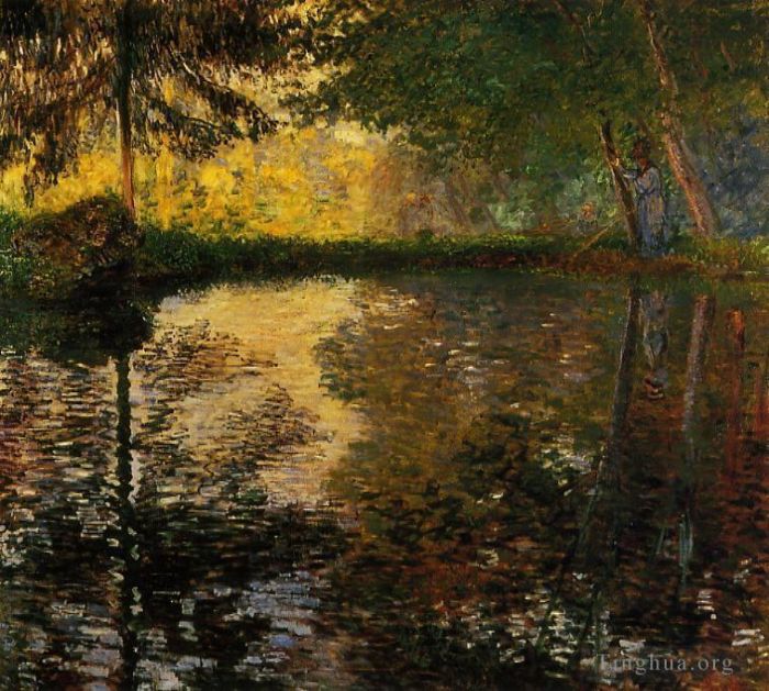 Claude Monet Peinture à l'huile - L'étang de Montgeron II
