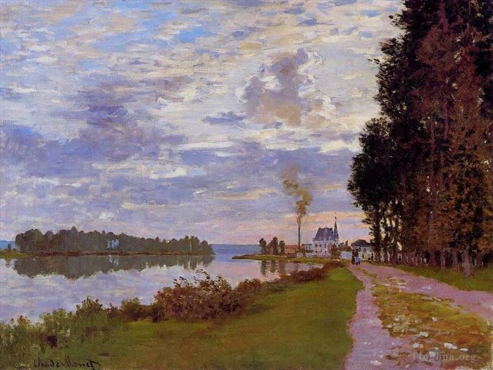 Claude Monet Peinture à l'huile - La Promenade d'Argenteuil II