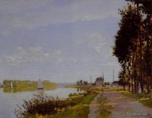 Claude Monet œuvres - La promenade d'Argenteuil