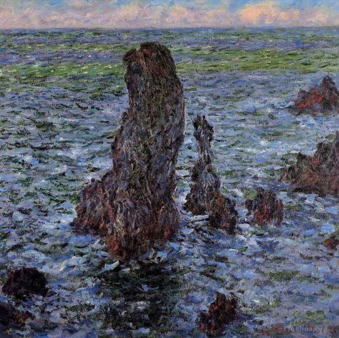 Claude Monet Peinture à l'huile - Les pyramides de PortCoton