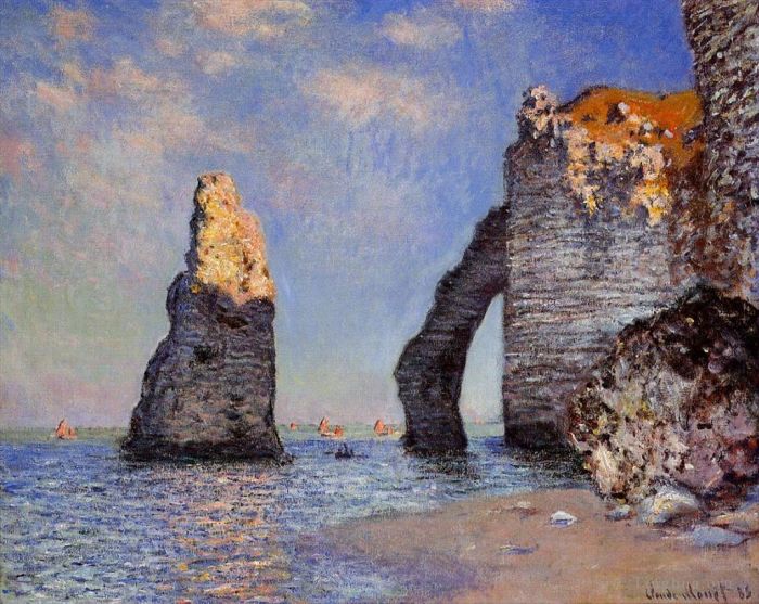 Claude Monet Peinture à l'huile - Le Rock Needle et la Porte d'Aval