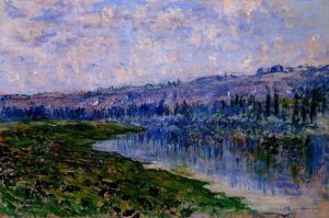 Claude Monet œuvres - La Seine et les collines de Chaantemesle