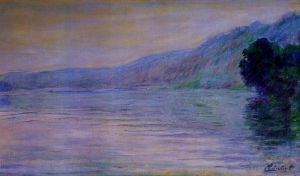 Claude Monet œuvres - La Seine à PortVillez Harmonie en Bleu
