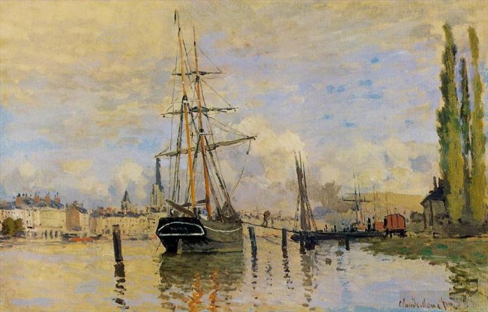 Claude Monet Peinture à l'huile - La Seine à Rouen