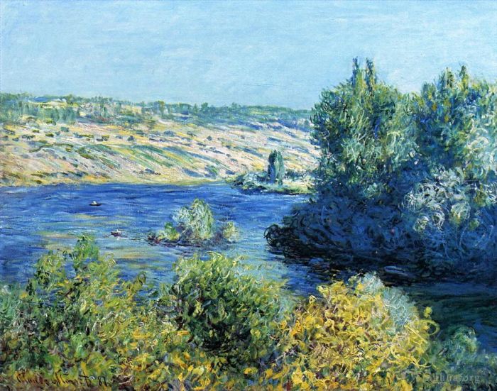 Claude Monet Peinture à l'huile - La Seine à Vétheuil II