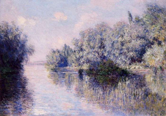 Claude Monet Peinture à l'huile - La Seine près de Giverny