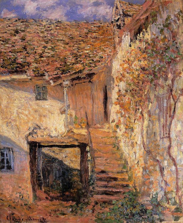 Claude Monet Peinture à l'huile - Les marches