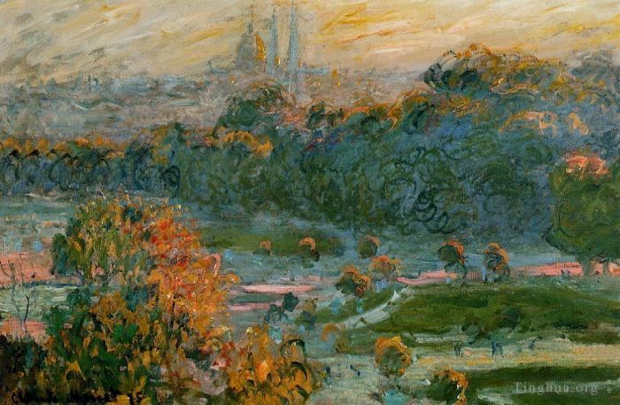 Claude Monet Peinture à l'huile - L'étude Tuleries