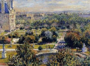 Claude Monet œuvres - Les Tulleries