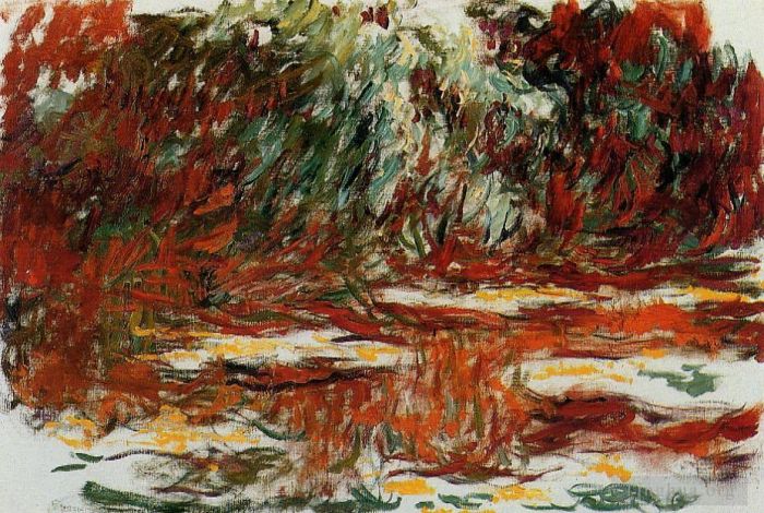 Claude Monet Peinture à l'huile - Le bassin aux nénuphars 1919
