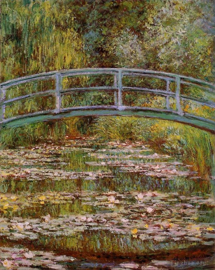Claude Monet Peinture à l'huile - L'étang aux nénuphars, alias le pont japonais