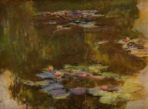 Claude Monet œuvres - Le Bassin aux Nénuphars côté droit