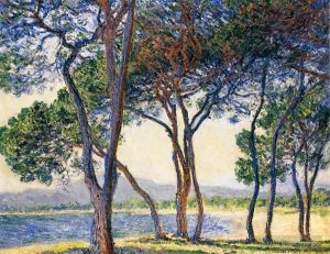 Claude Monet œuvres - Arbres au bord de la mer à Antibes