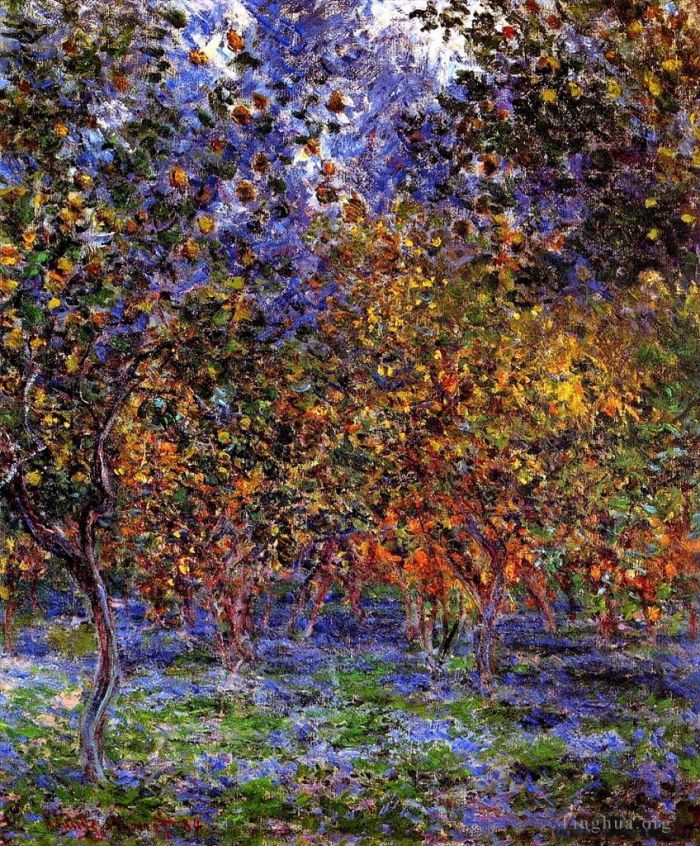 Claude Monet Peinture à l'huile - Sous les citronniers