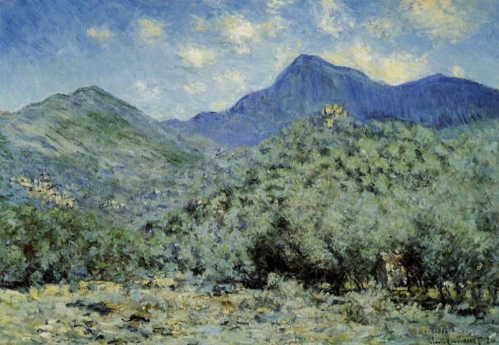 Claude Monet Peinture à l'huile - Vallée Bouna près de Bordighera