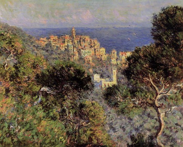 Claude Monet Peinture à l'huile - Vue de Bordighera