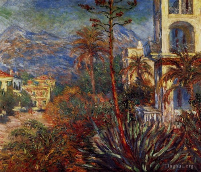 Claude Monet Peinture à l'huile - Les Villas à Bordighera
