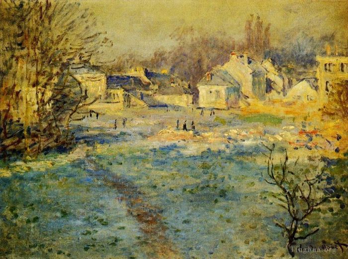 Claude Monet Peinture à l'huile - Givre