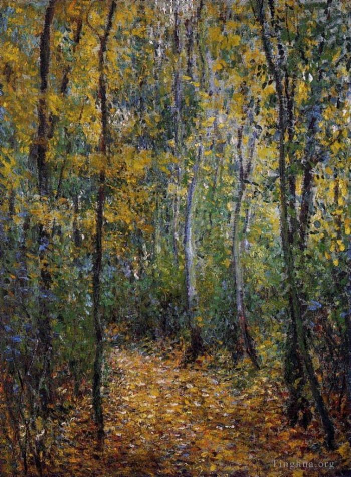 Claude Monet Peinture à l'huile - Voie du bois