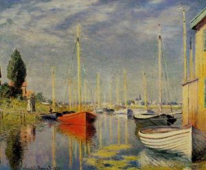Claude Monet œuvres - Yachts à Argenteuil