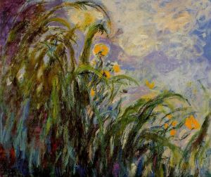 Claude Monet œuvres - Iris jaunes