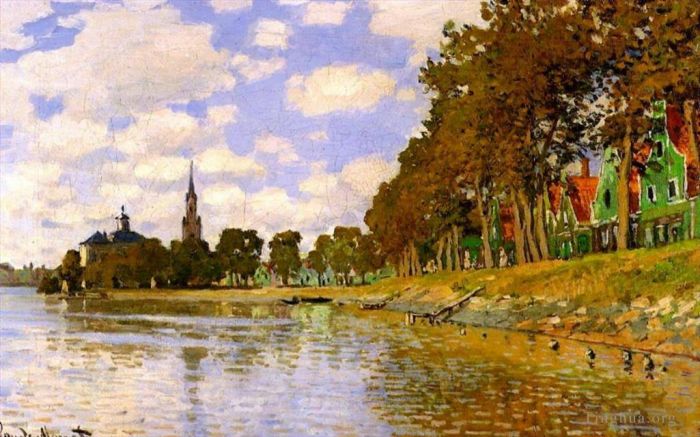 Claude Monet Peinture à l'huile - Zaandam