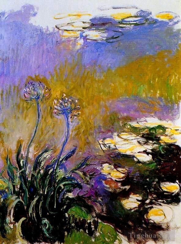 Claude Monet Types de peintures - Agapanathus