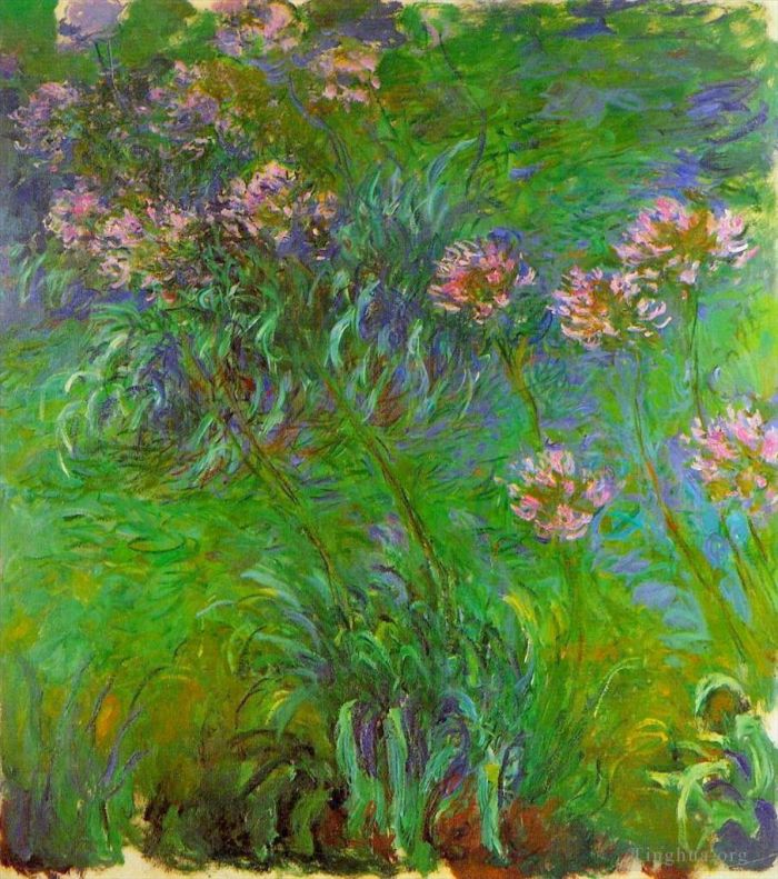 Claude Monet Types de peintures - Agapanthe