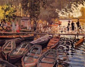 Claude Monet œuvres - Baigneurs à La Grenouillère