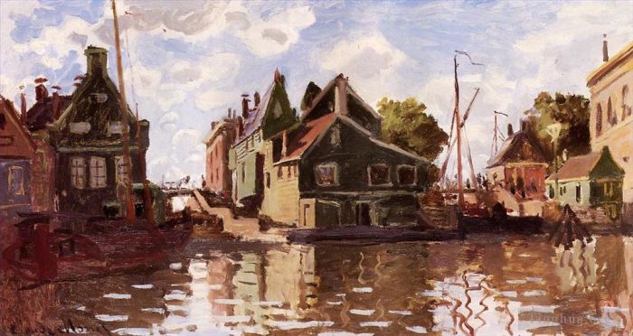 Claude Monet Types de peintures - Canal à Zaandam