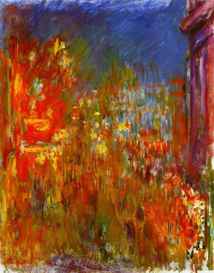 Claude Monet Types de peintures - Place de Leicester la nuit