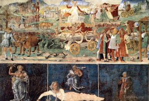 Cosmè Tura œuvres - Allégorie du triomphe d'août de Cérès