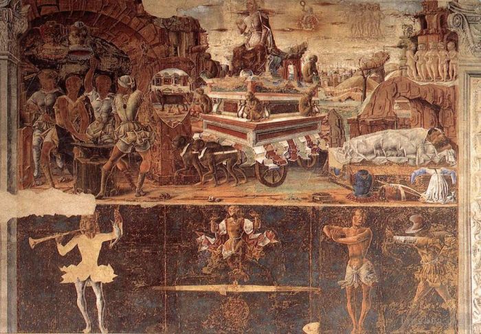 Cosmè Tura Types de peintures - Allégorie du triomphe de septembre de Vulcain